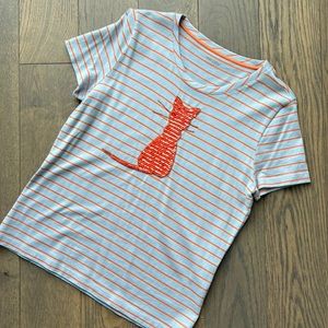 Marc Cain-SEQUIN CAT T-shirt- Brand new! Size N3 EQUALS SIZE  8